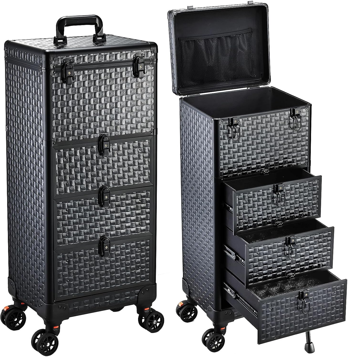 Spa & Wellness Hotel Paradiso - Rolling Salon Cart with 3 Drawers,
