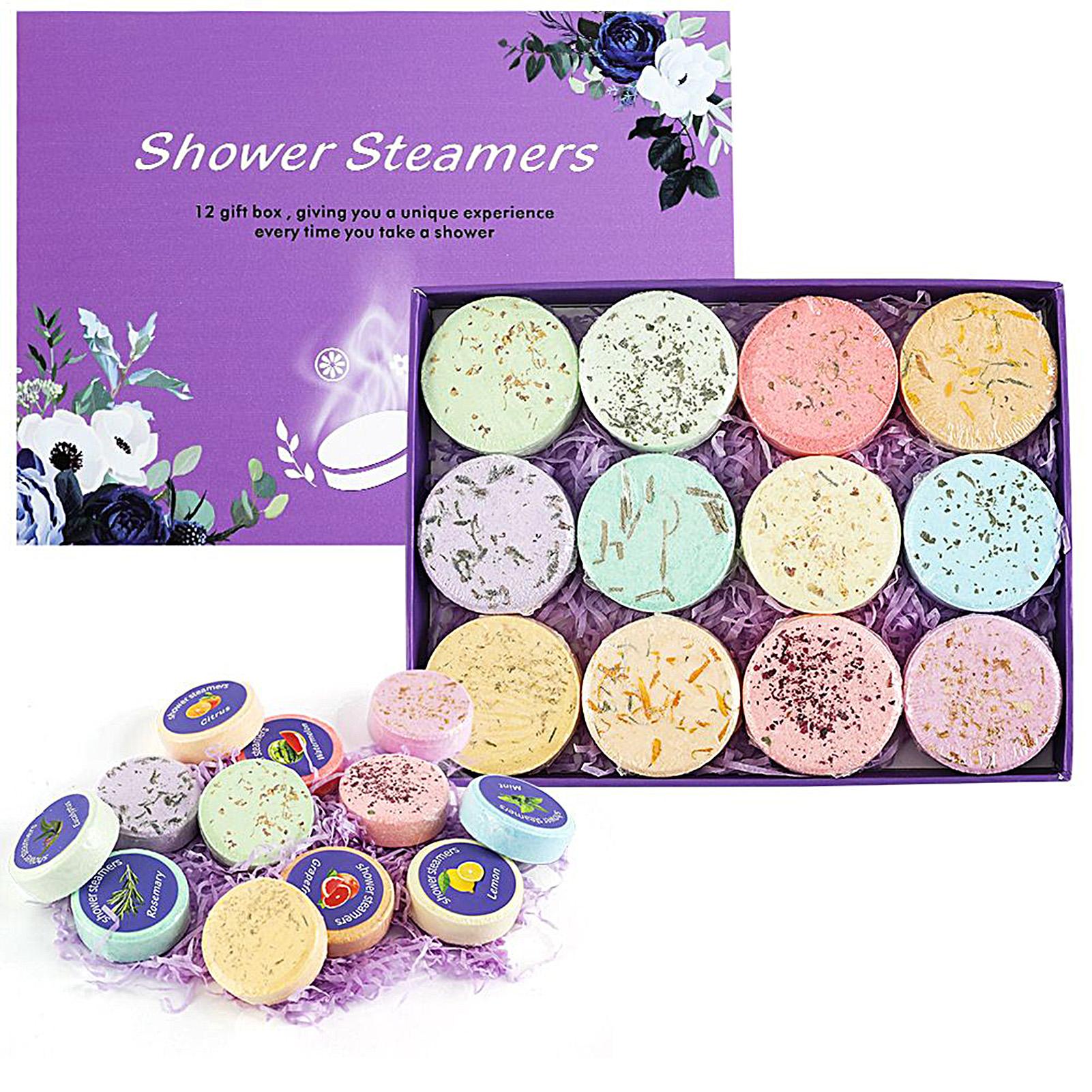 Shower Steamer Tablet - 12pcs/set bathtub Aromatherapy shower steamer Aromatherapy