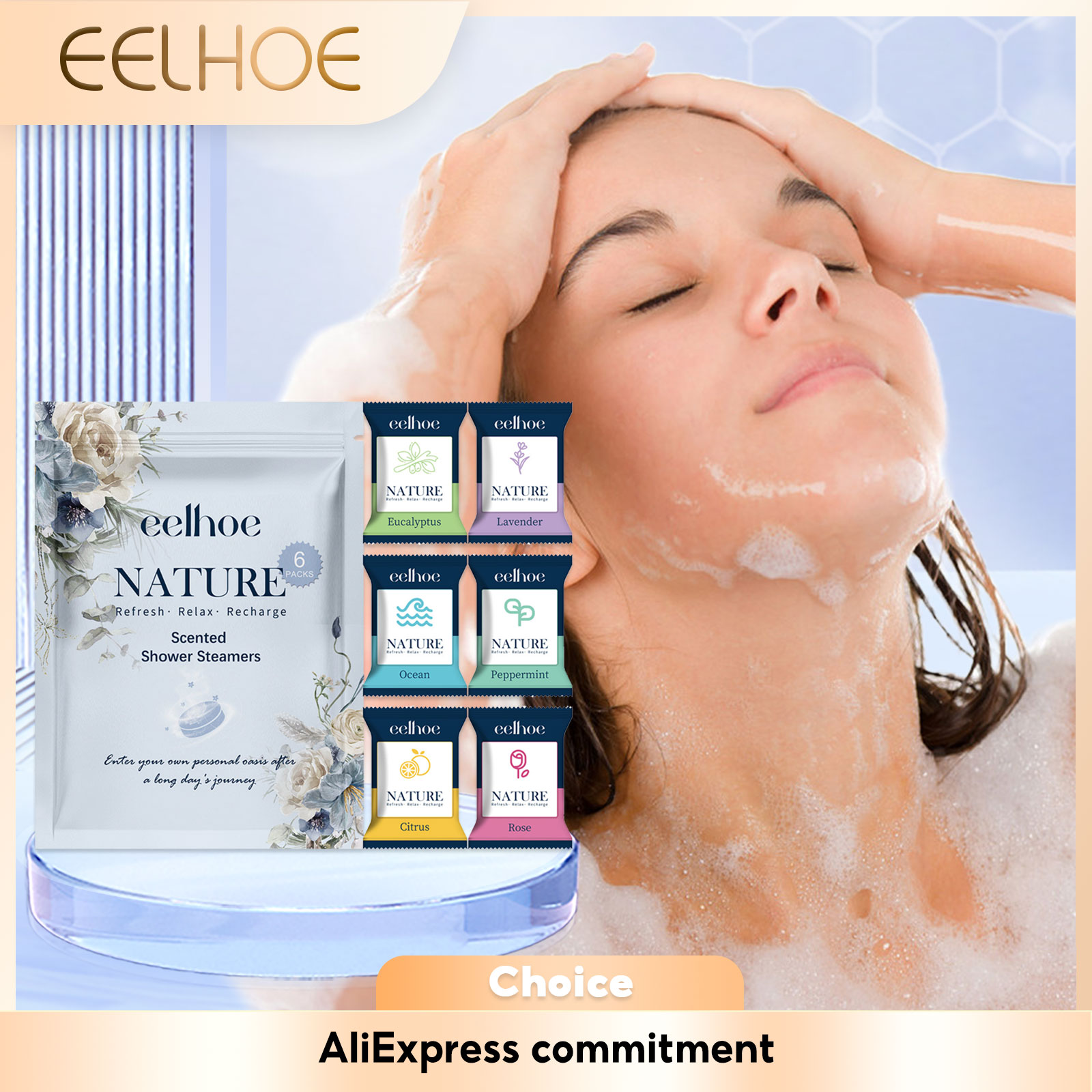 Aromatherapy Shower Steamers S - Shower Steamer Tablet recension och pris