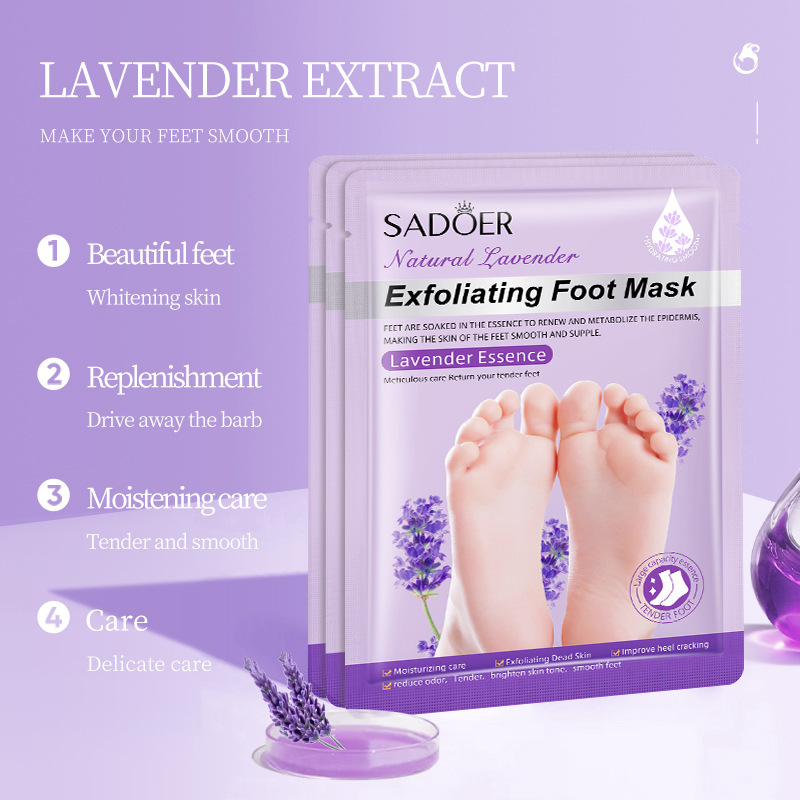SADOER  Exfoliating Feet Mask  - Foot Mask Peeling recension och pris