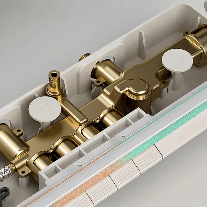 Brass Digital Waterfall Shower - Spa & Wellness Hotel Paradiso recension och pris
