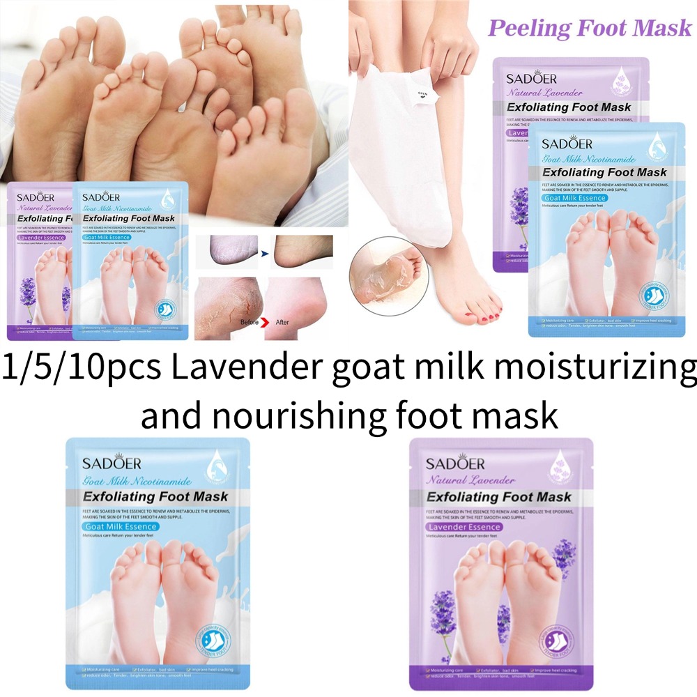 1/5/10pcs SADOER Lavender Foot - Foot Mask Peeling recension och pris