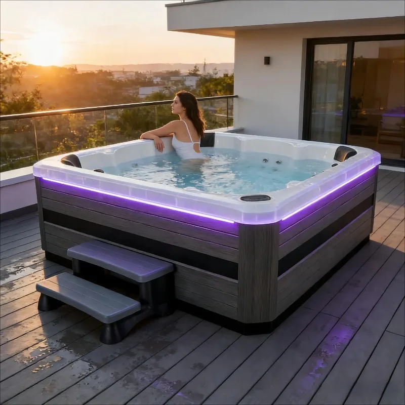 Outdoor Jacuzzi Multiplayer He - Spa Wellness Jacuzzi recension och pris