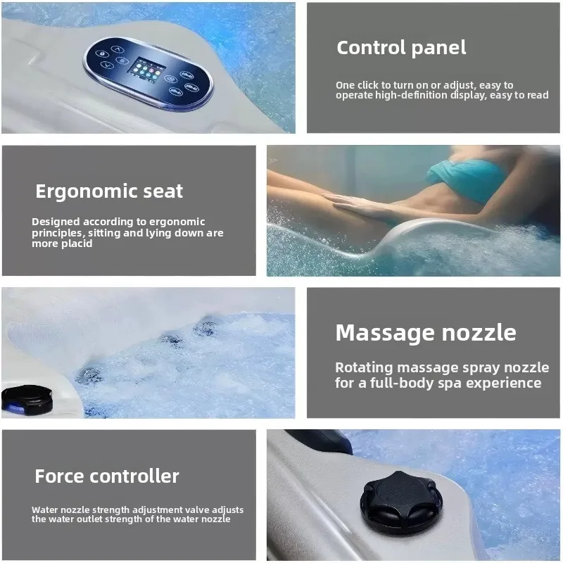 Outdoor Jacuzzi Multiplayer He - Spa Wellness Jacuzzi recension och pris