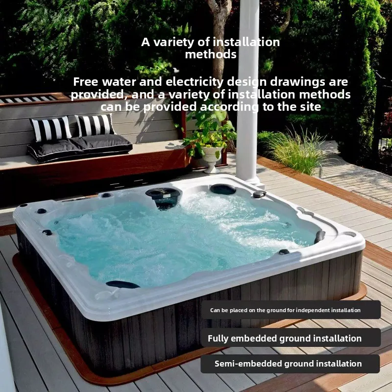 Outdoor Jacuzzi Multiplayer He - Spa Wellness Jacuzzi recension och pris
