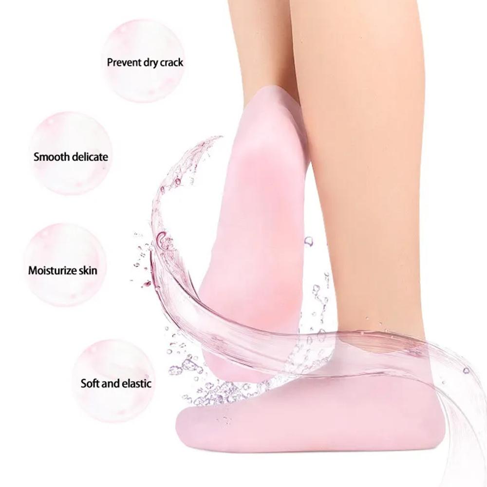 1Pair Silicone Foot Care Socks - Foot Mask Peeling recension och pris