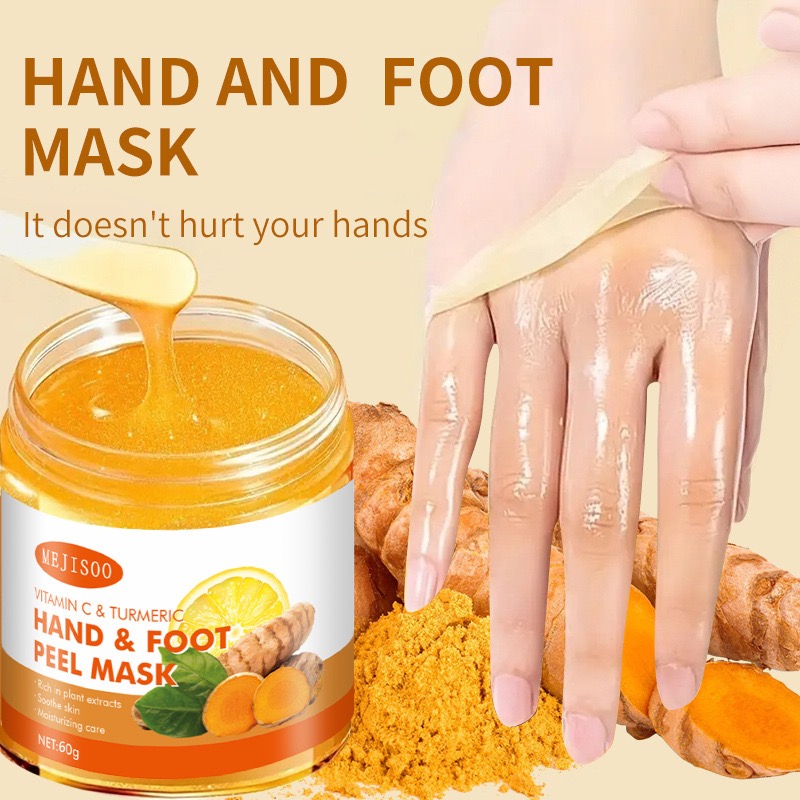 Vitamin C & Turmeric Hand & Fo - Foot Mask Peeling recension och pris