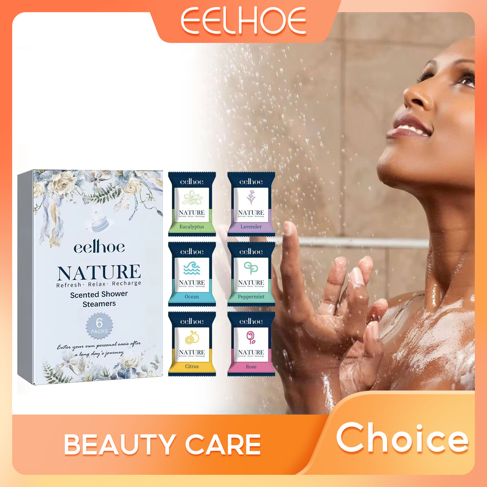 EELHOE Relief Natural Scented  - Shower Steamer Tablet recension och pris