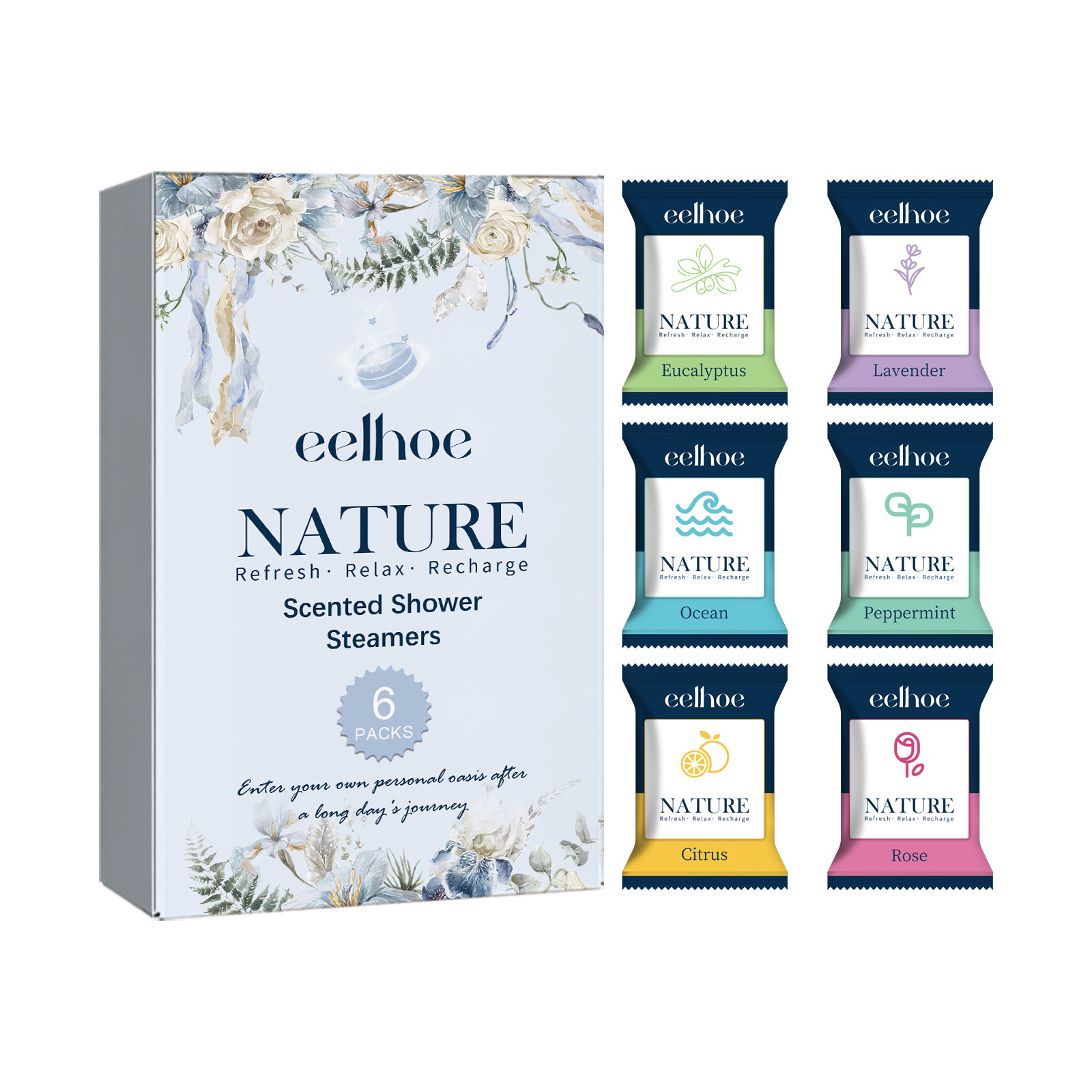 EELHOE Relief Natural Scented  - Shower Steamer Tablet recension och pris