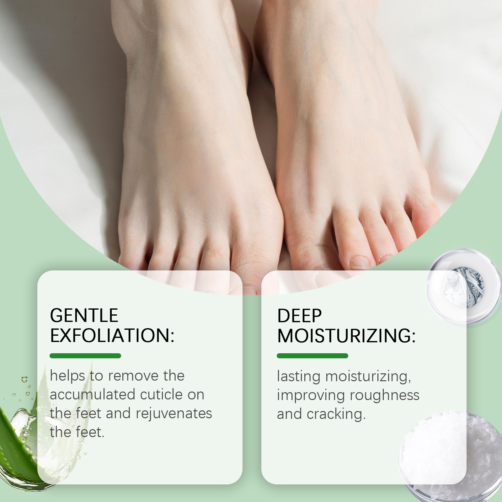 5PCS Coconut Foot Mask Peeling - Foot Mask Peeling recension och pris