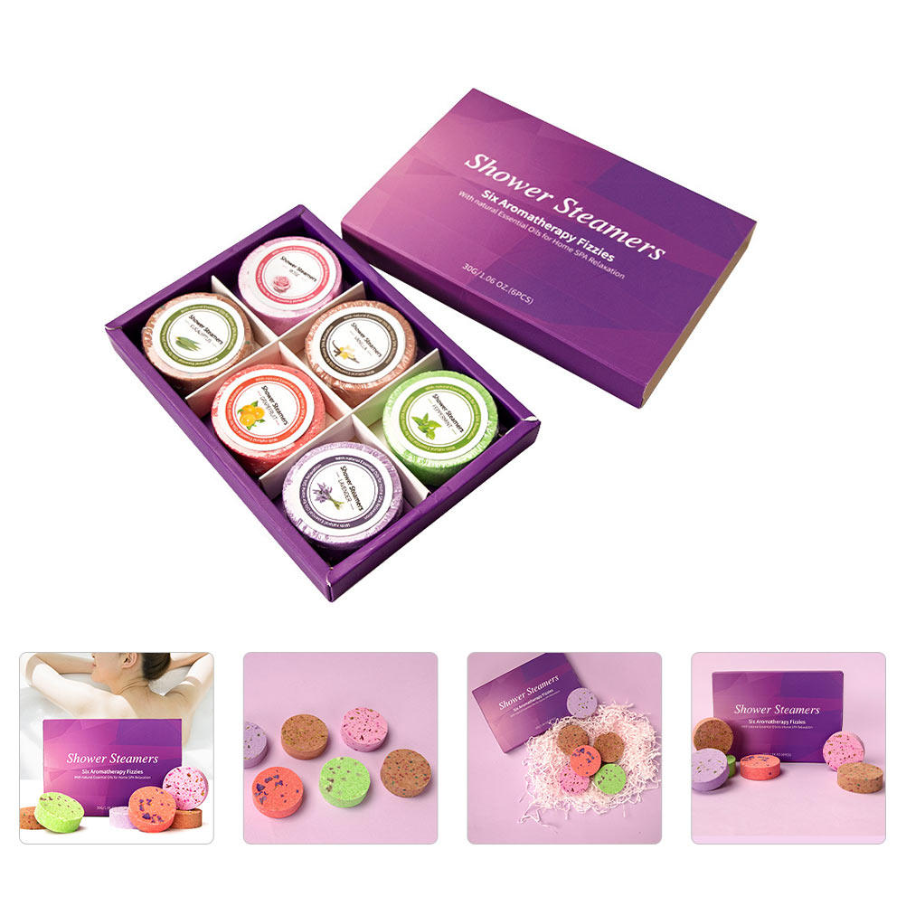 6Pcs Aroma Bath Tablets Essent - Shower Steamer Tablet recension och pris