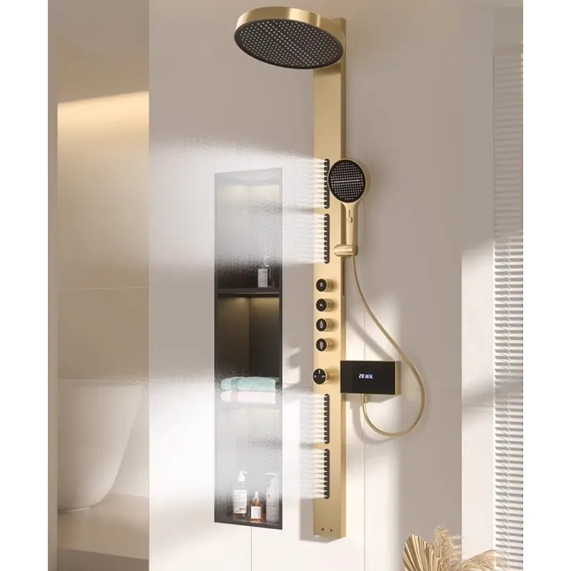 Brass Rainfall Shower Panel Se - Spa & Wellness Hotel Paradiso recension och pris