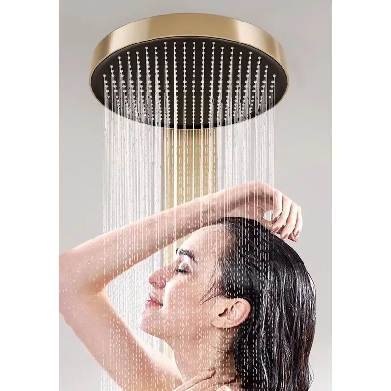 Brass Rainfall Shower Panel Se - Spa & Wellness Hotel Paradiso recension och pris
